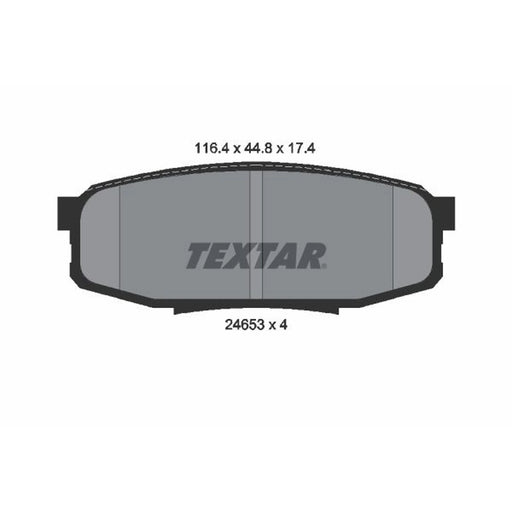 Textar Rear Brake Pad Set 2465301