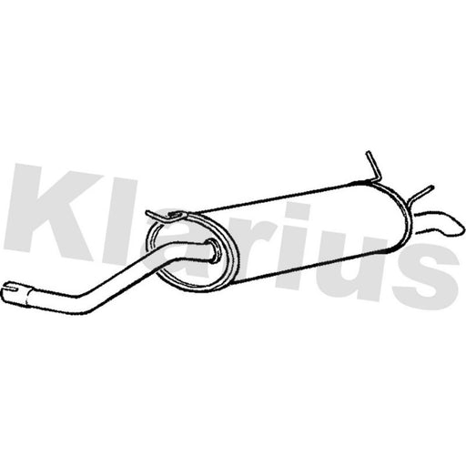 Klarius Box With Tail Pipe Rear RN639L
