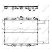 NRF Engine Radiator 519533