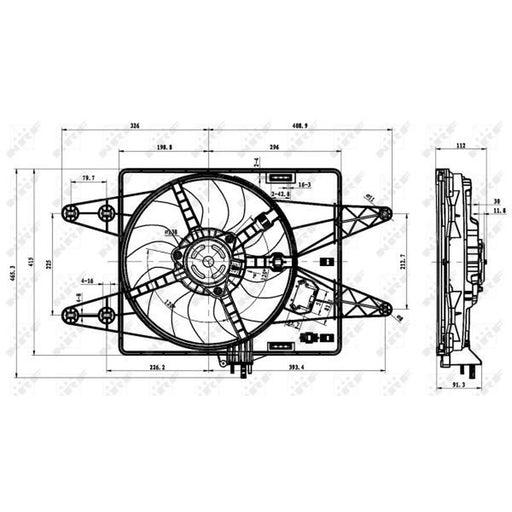 NRF Engine Cooling Fan 47430