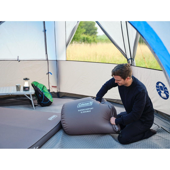 Coleman Supercomfort Sleeping Mat - Double 12 Self Inflating Camping Bed - Coleman - Van Life Living