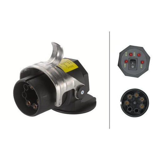 Hella ABS Test Plug 24V 8PD 004 508-031 1536365 8PD 004 508-031