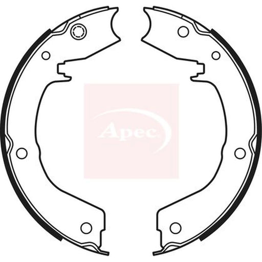 Apec Parking Brake Shoe Set SHU748
