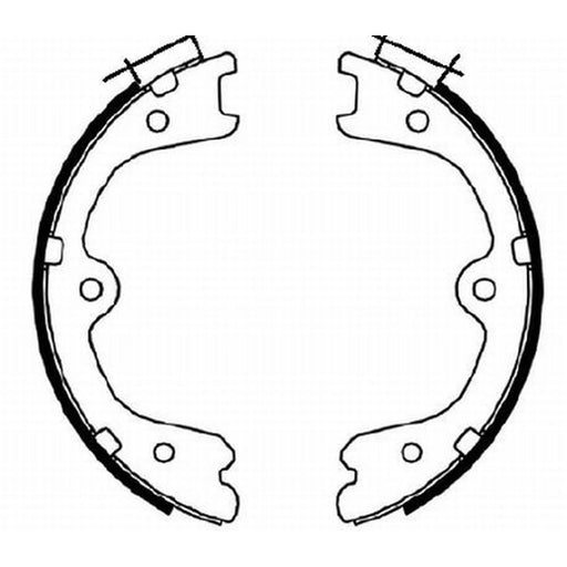 Mintex Parking Brake Shoe Set MFR678