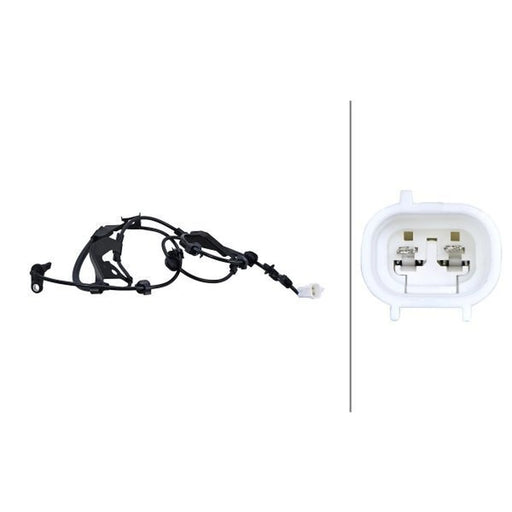 Hella ABS Wheel Speed Sensor Front Right 6PU 230 048-711
