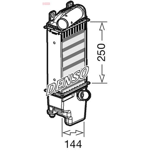 Denso Intercooler (Charge Air Cooler) DIT50013