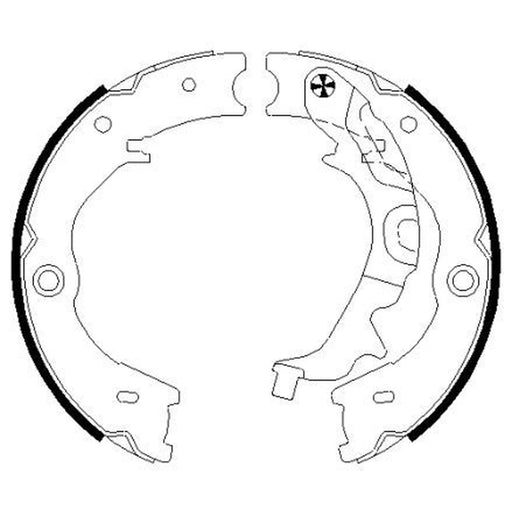 Textar Parking Brake Shoe Set 91072700
