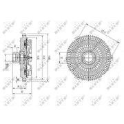 NRF Radiator Fan Clutch 49605