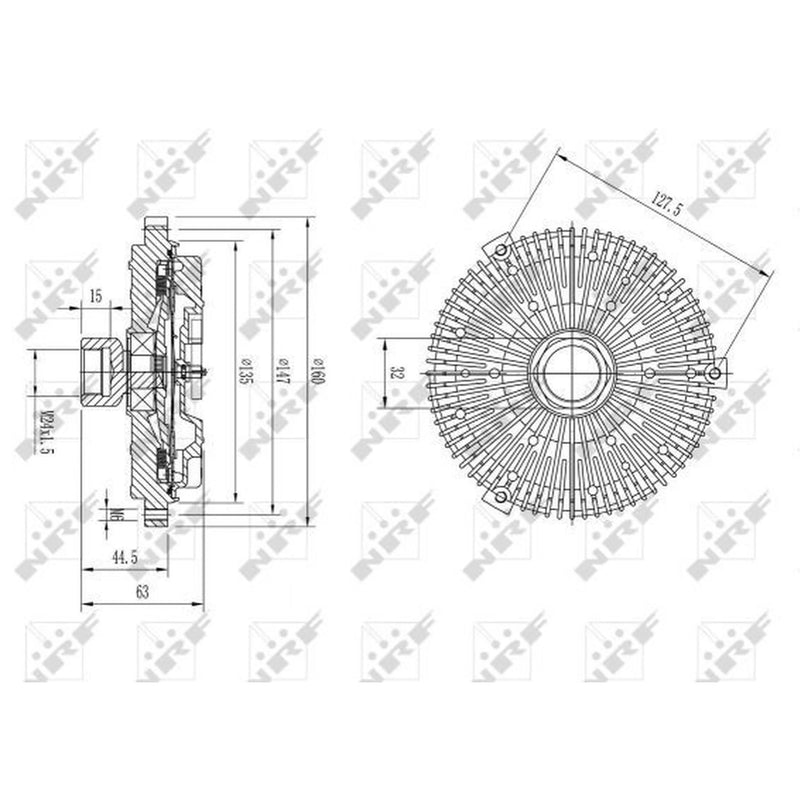 NRF Radiator Fan Clutch 49605