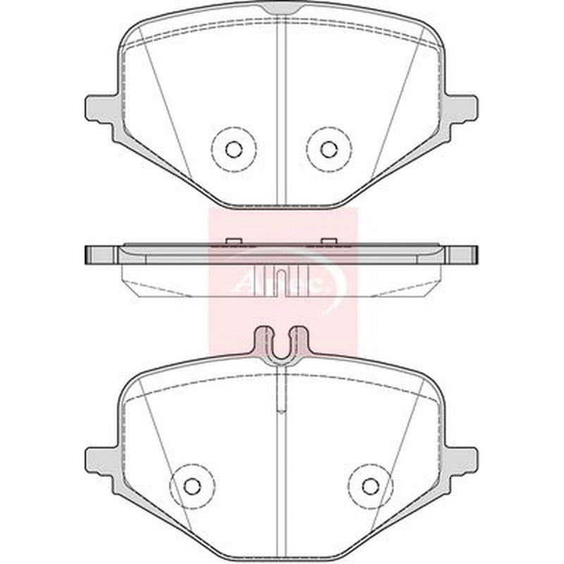 Apec Rear Brake Pad Set PAD2363