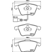 Mintex Front Brake Pad Set MDB3183