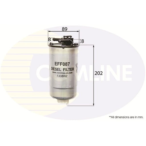 Comline Fuel Filter Element EFF087
