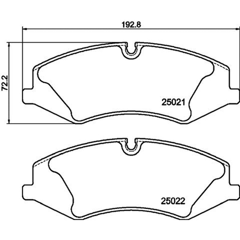 DON Brake Pad Set PCP2180