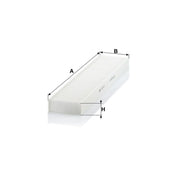 MANN-FILTER Cabin Air Filter (Pollen Filter) Eng.compart. CU 5141