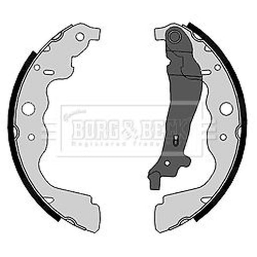 Borg & Beck Brake Shoe Set Axle Kit BBS6399