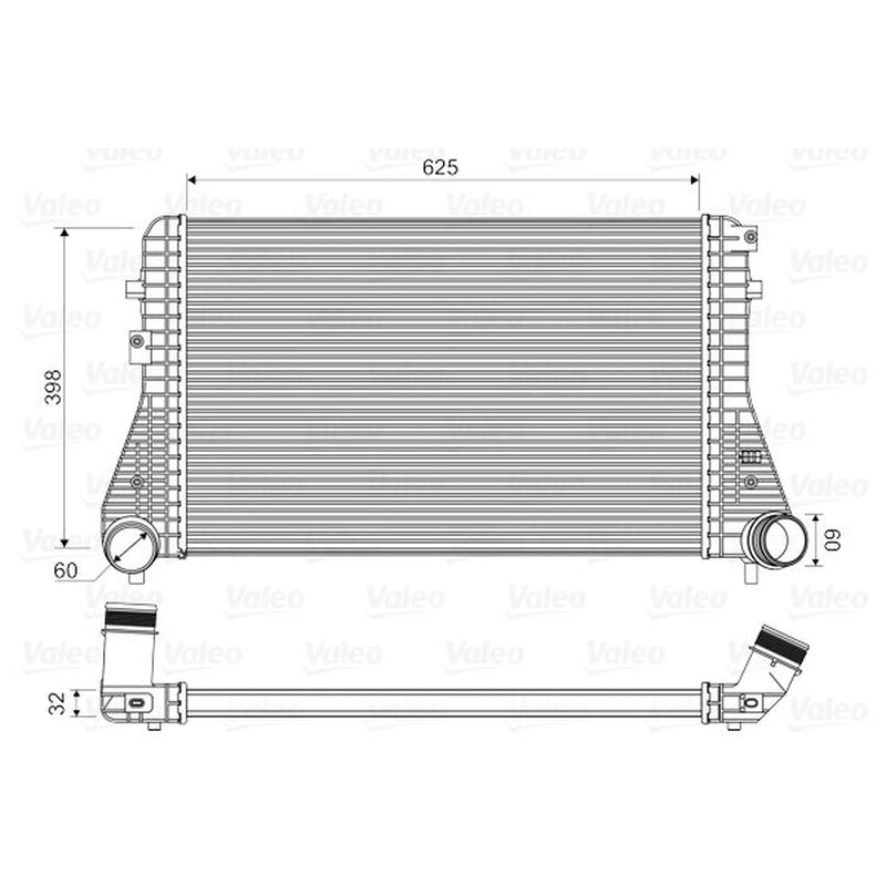 Valeo Intercooler (Charge Air Cooler) 818339