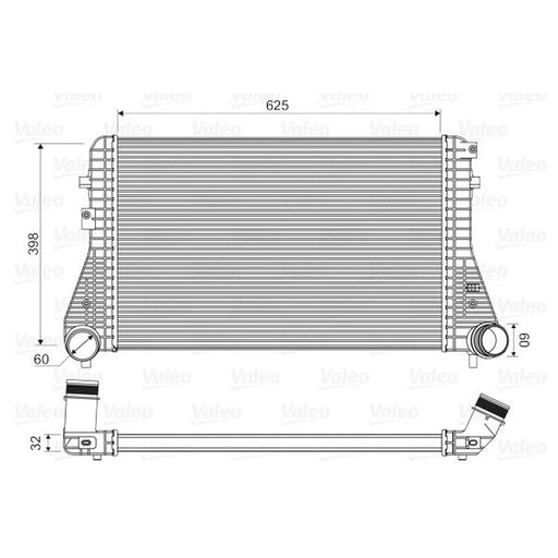 Valeo Intercooler (Charge Air Cooler) 818339