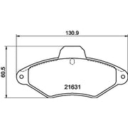 Mintex Front Brake Pad Set MDB1629