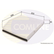 Comline Cabin Air Filter (Pollen Filter) EKF384