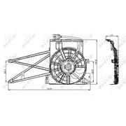 NRF Engine Cooling Fan 47013