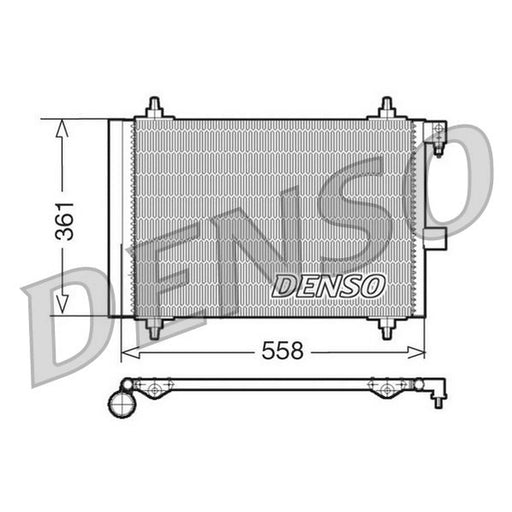 Denso Air Conditioning Condenser DCN21025