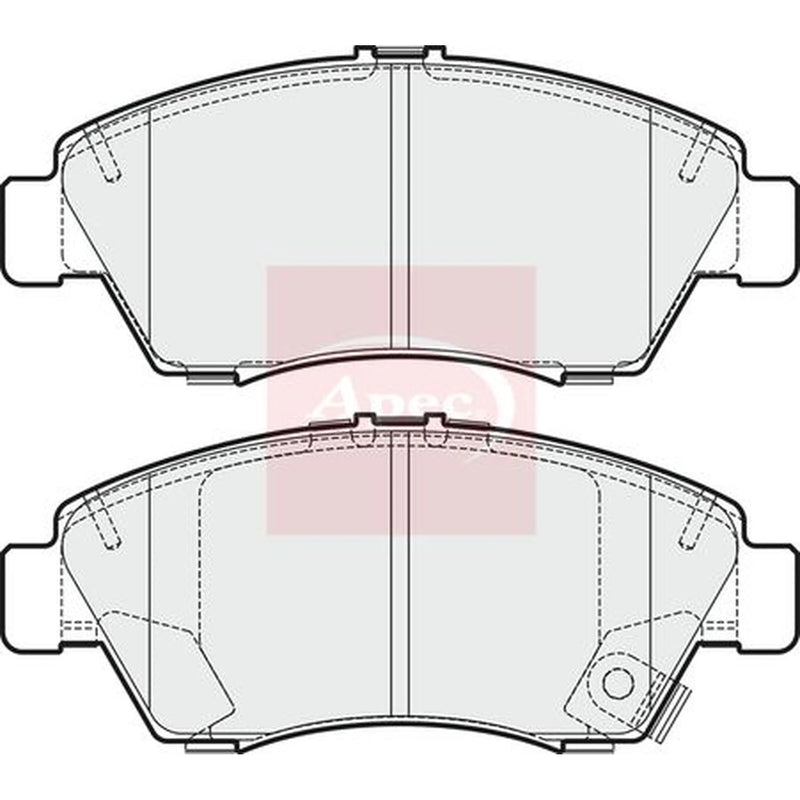 Apec Front Brake Pad Set PAD1660