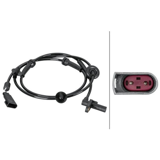 Hella ABS Wheel Speed Sensor Front 6PU 012 806-621