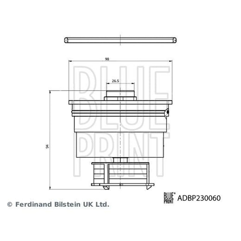 Blue Print Fuel Filter Element ADBP230060