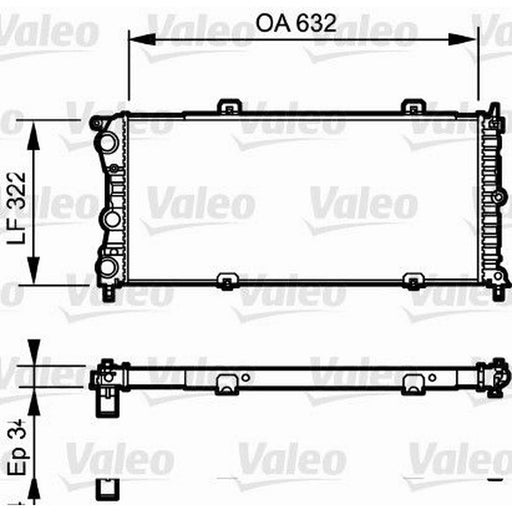 Valeo Engine Radiator 730981