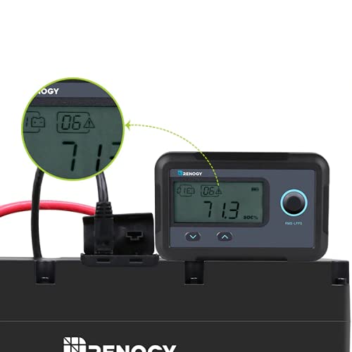 Renogy Monitoring Screen for Smart Lithium Battery Series - Dyna-mo Solar - Van Life Living