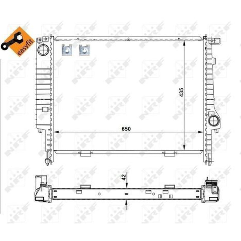 NRF Engine Radiator 509589