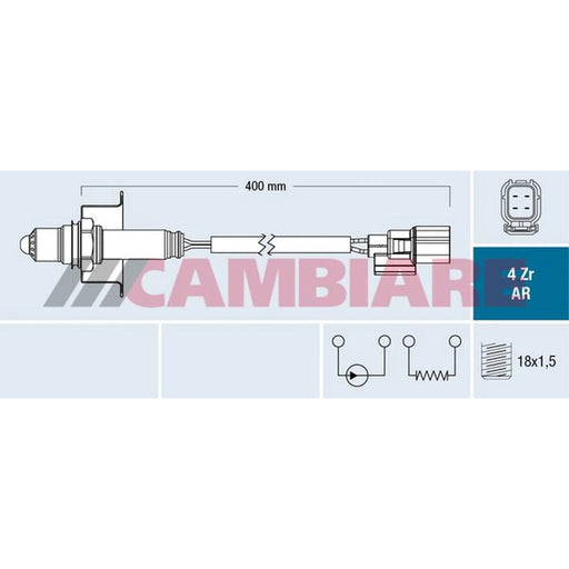 Cambiare O2 Lambda Oxygen Sensor Front VE381799