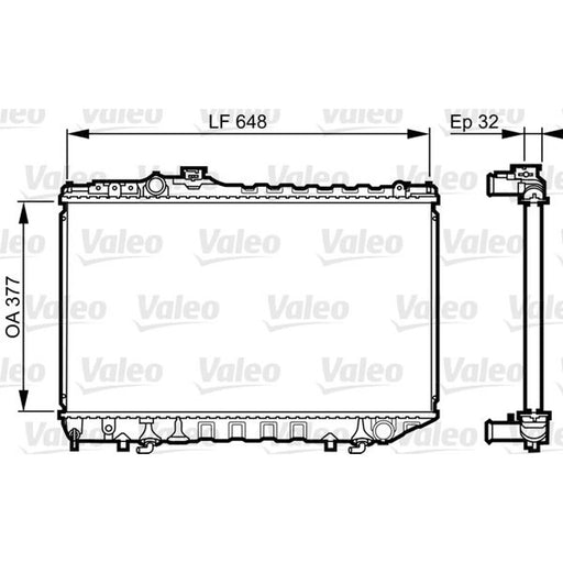 Valeo Engine Radiator 731716