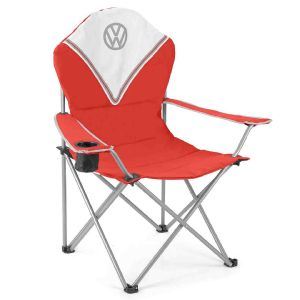 Vw Deluxe Padded Camping Chair Red OL0195 - VW - Van Life Living