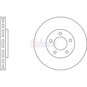 Fahren Front & Rear Brake Discs & Pads fits Nissan Qashqai I 2006-2013