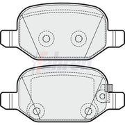 Fahren Rear Brake Pad Set fits Fiat 500L 2012-2018 0.9 1.3 1.4 1.6