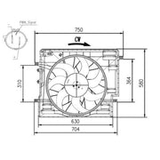 NRF Engine Cooling Fan 47967