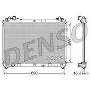 Denso Engine Radiator DRM47016