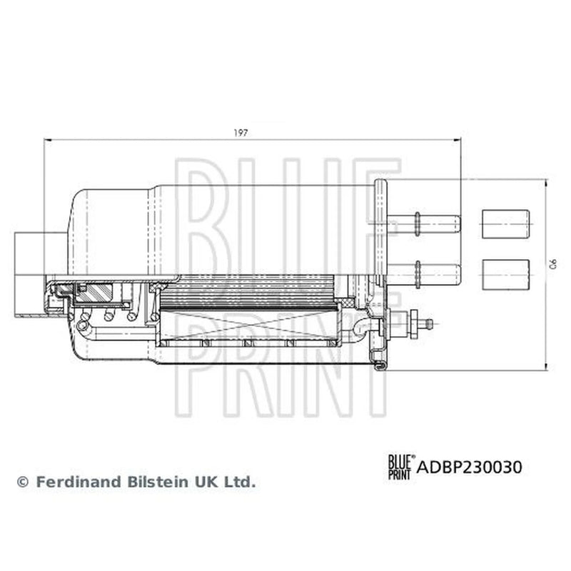 Blue Print Fuel Filter Element ADBP230030
