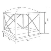 Outdoor Revolution Lightweight Freestanding Four Sided Pop Up Utility Gazebo - Outdoor Revolution - Van Life Living