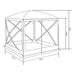 Outdoor Revolution Lightweight Freestanding Four Sided Pop Up Utility Gazebo - Outdoor Revolution - Van Life Living