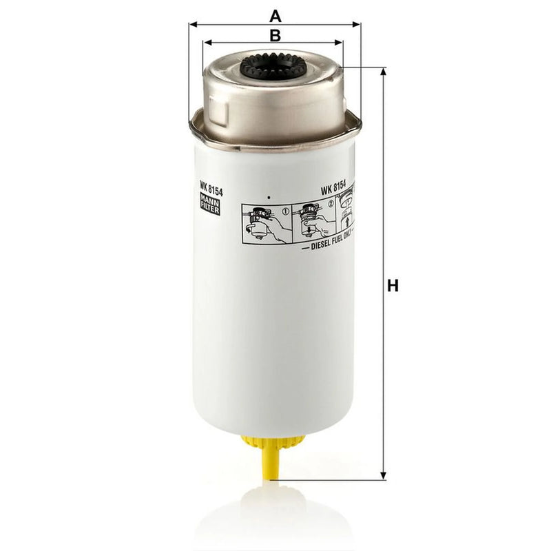 MANN-FILTER Fuel Filter Element WK 8154