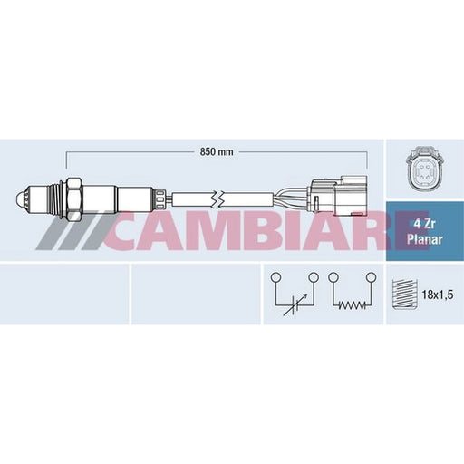 Cambiare O2 Lambda Oxygen Sensor after catalytic converter VE381859