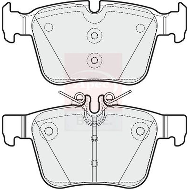 Apec Rear Brake Pad Set PD3379