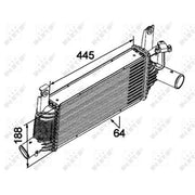 NRF Intercooler (Charge Air Cooler) 30527