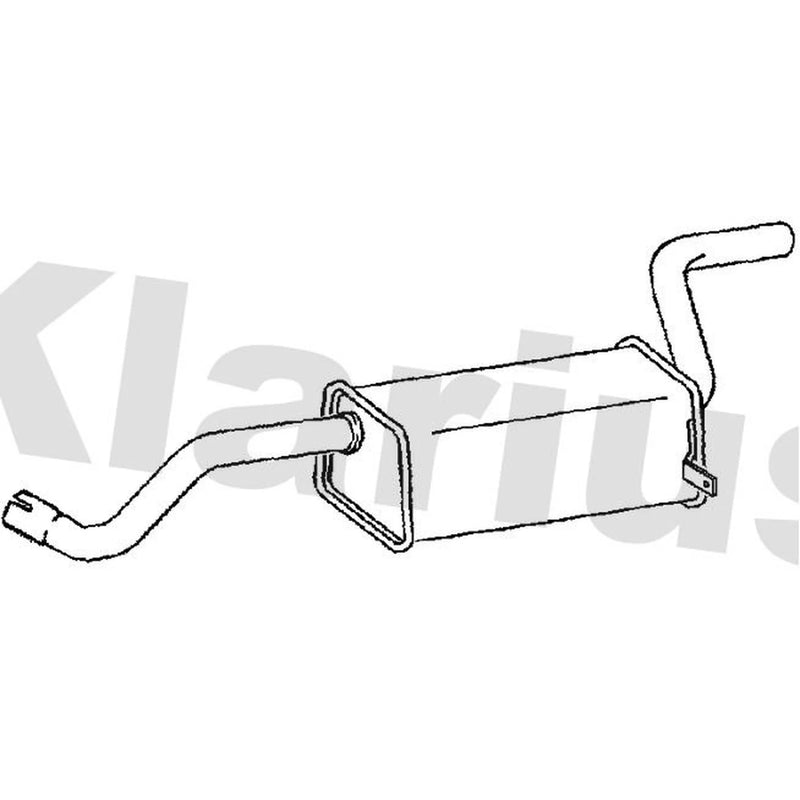 Klarius Box With Tail Pipe Rear RN935C