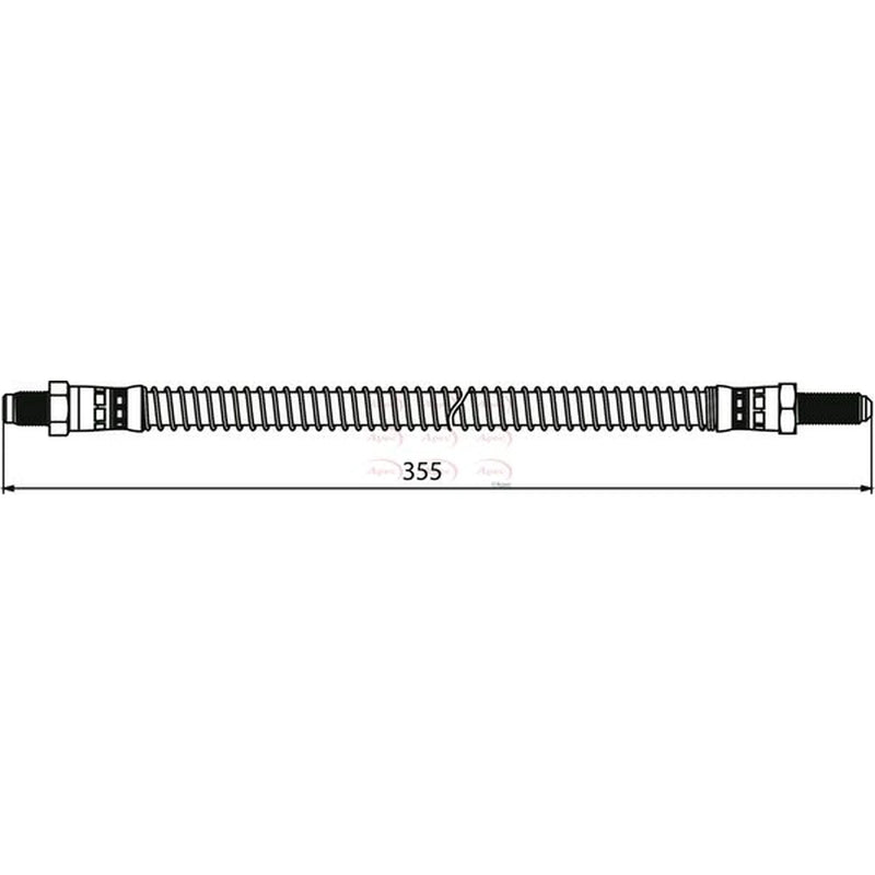 Apec Brake Hydraulic Hose Line Rear HOS3936