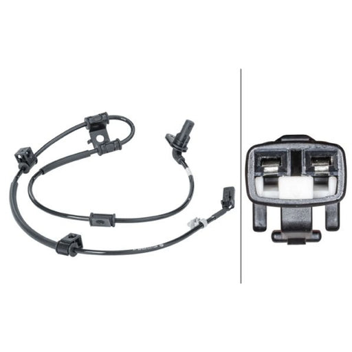 Hella ABS Wheel Speed Sensor Front 6PU 012 679-691