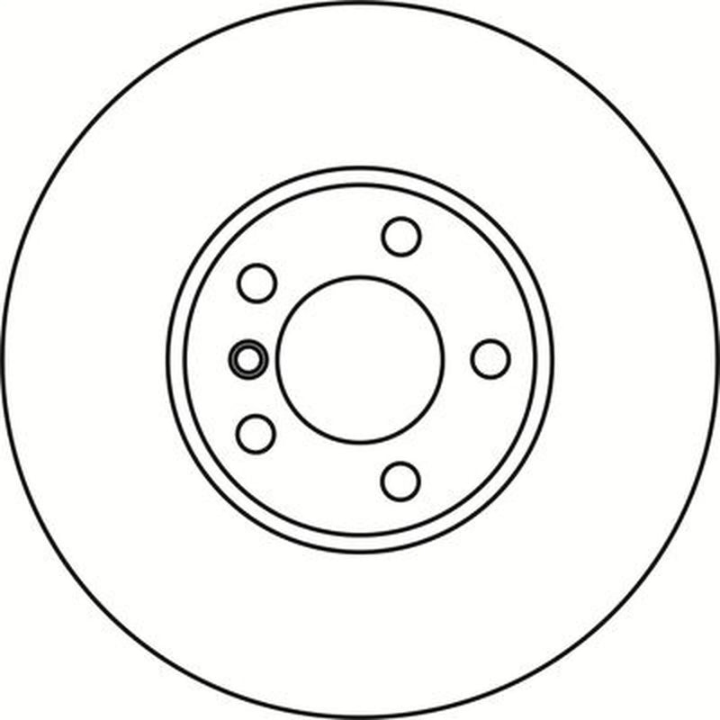 Abtex 2 x Vented Front Brake Discs BD1539V-x2