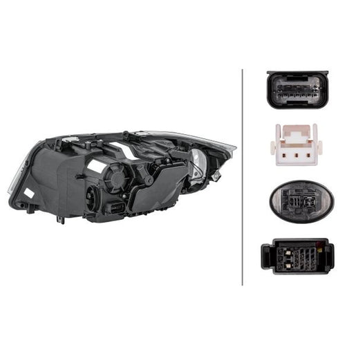 Hella Headlight Headlamp D1S/H3 Right 1ZS 354 692-021